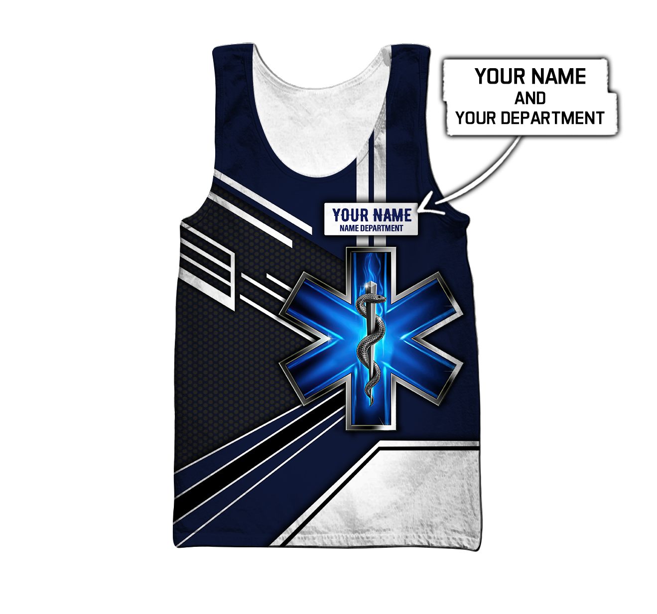 Personalized Name EMS 3D All Over Printed Unisex Shirts Ver 6