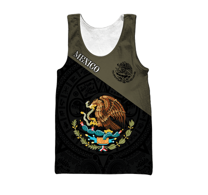 Personalized Name Mexico 3D All Over Printed Unisex Shirts