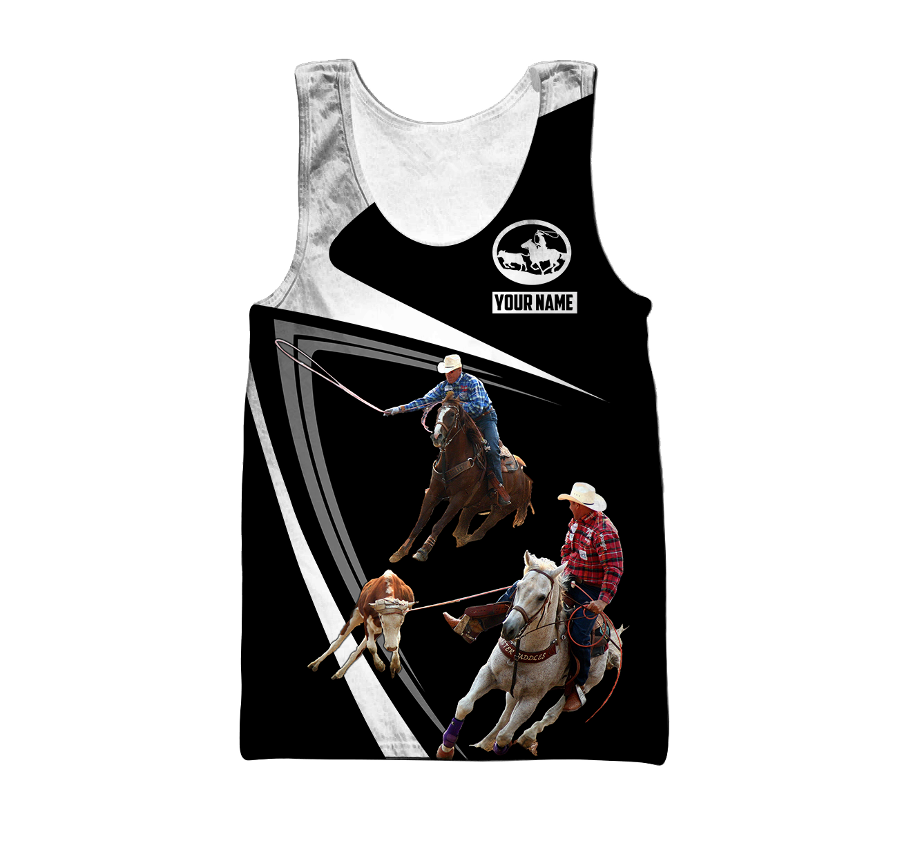 Personalized Name Bull Riding 3D All Over Printed Unisex Shirts Team Roping