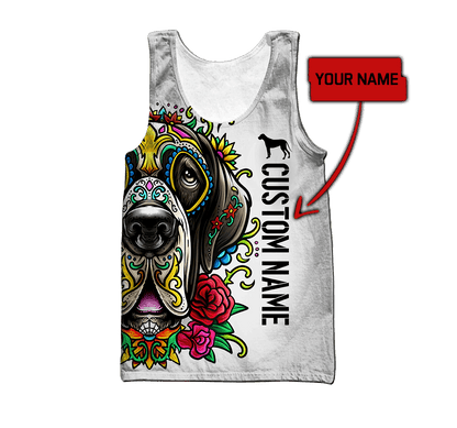 Customize Name Dog 3D All Over Printed Unisex Shirts