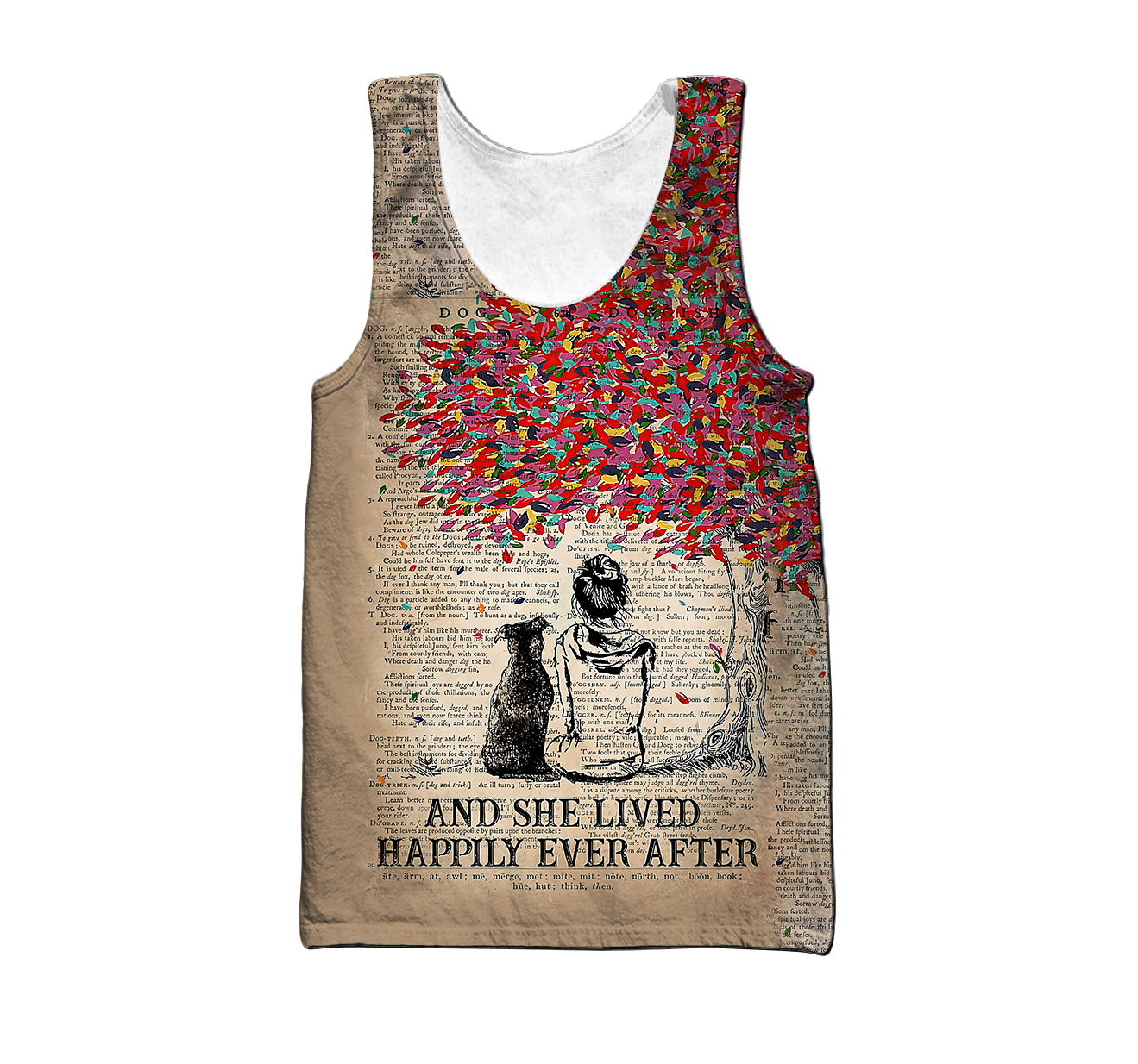 Dog lover - She lived happily ever after 3D hoodie shirt for men and women