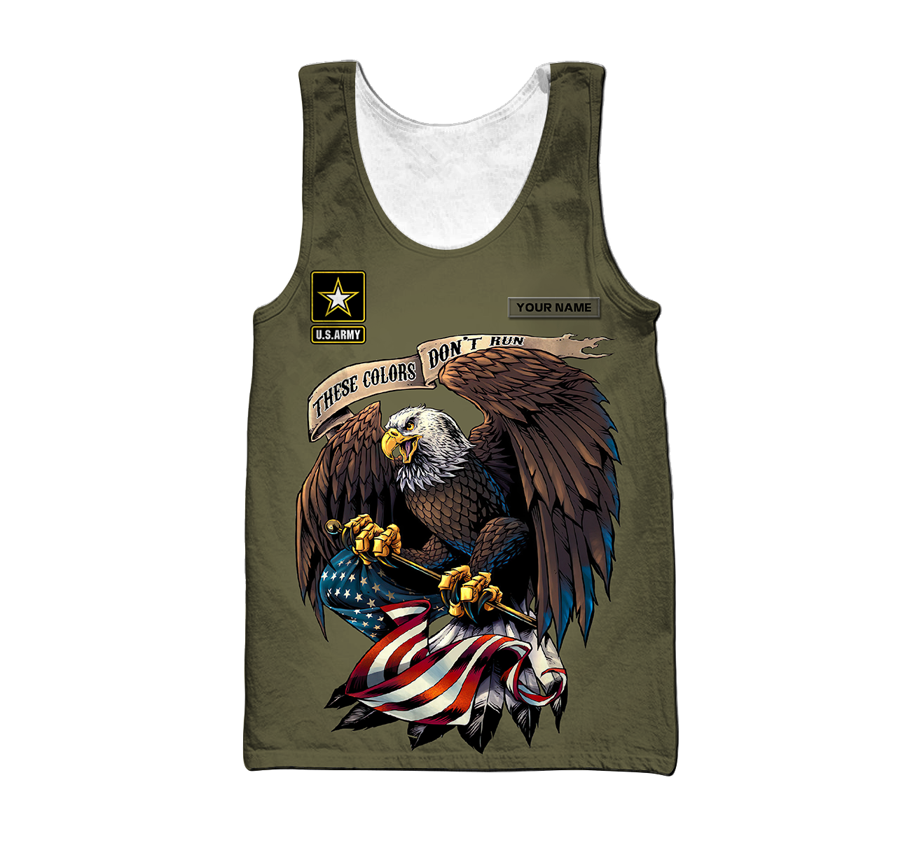 Custom name US Army Veteran Basic Eagle 3d printed shirts Proud Military DQB21052101