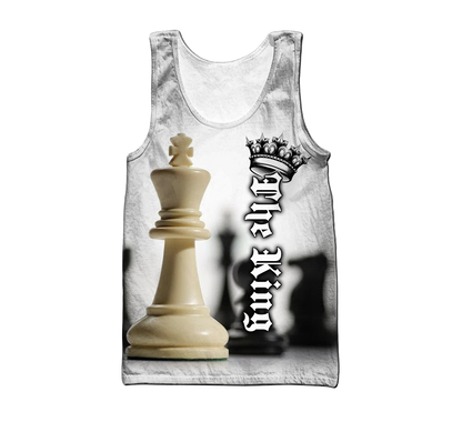 3D All Over Printed Chess Lovers- White King Unisex Shirts PD07022102 XT