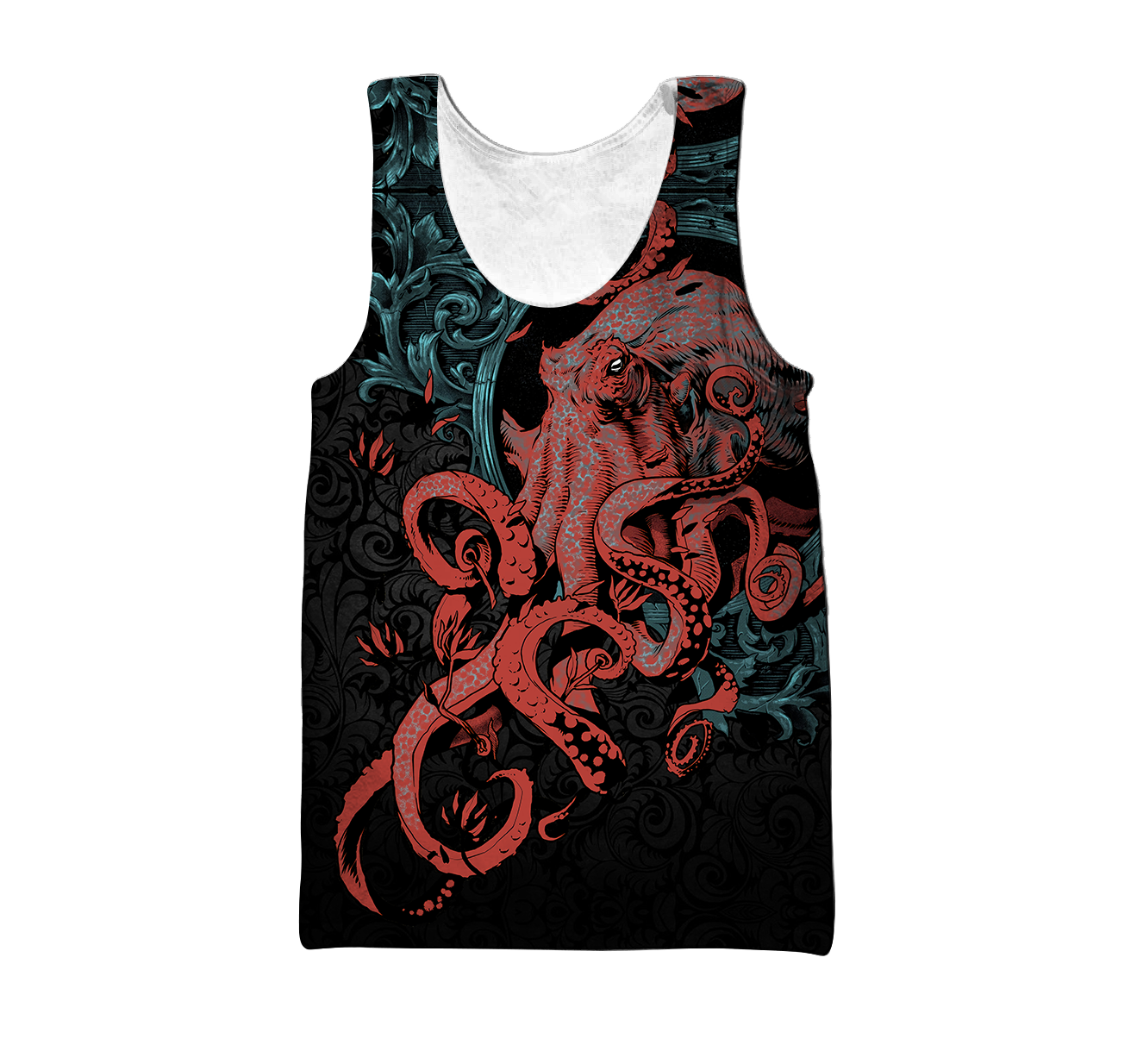 Premium Unisex Hoodie Kraken Gothic Tattoo ML