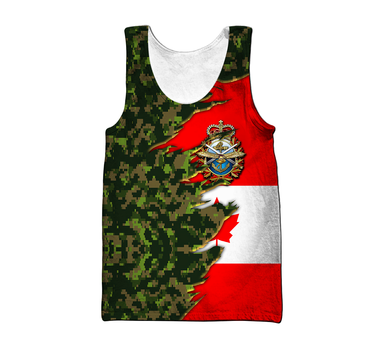 Canadian Veteran 3D All Over Printed Shirts MH08032106