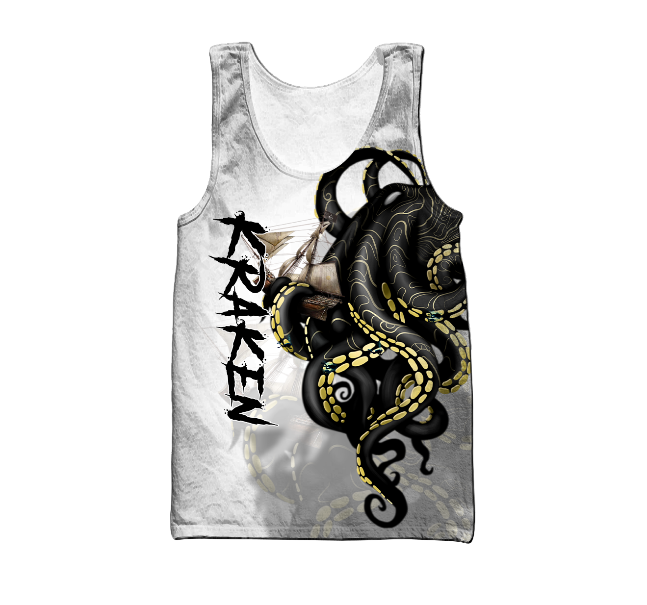 Premium Unisex Hoodie Kraken Octopus King of The Seven Seas III ML