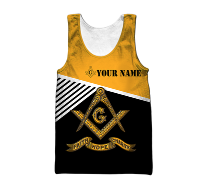 3D All Over Printed Unisex Shirts Personalized Name XT Masonic DA05032103