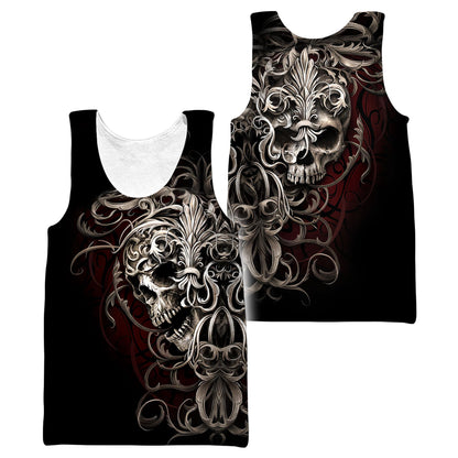 Customize Name Tattoo Skull Hoodie For Men And Women NTN06032104