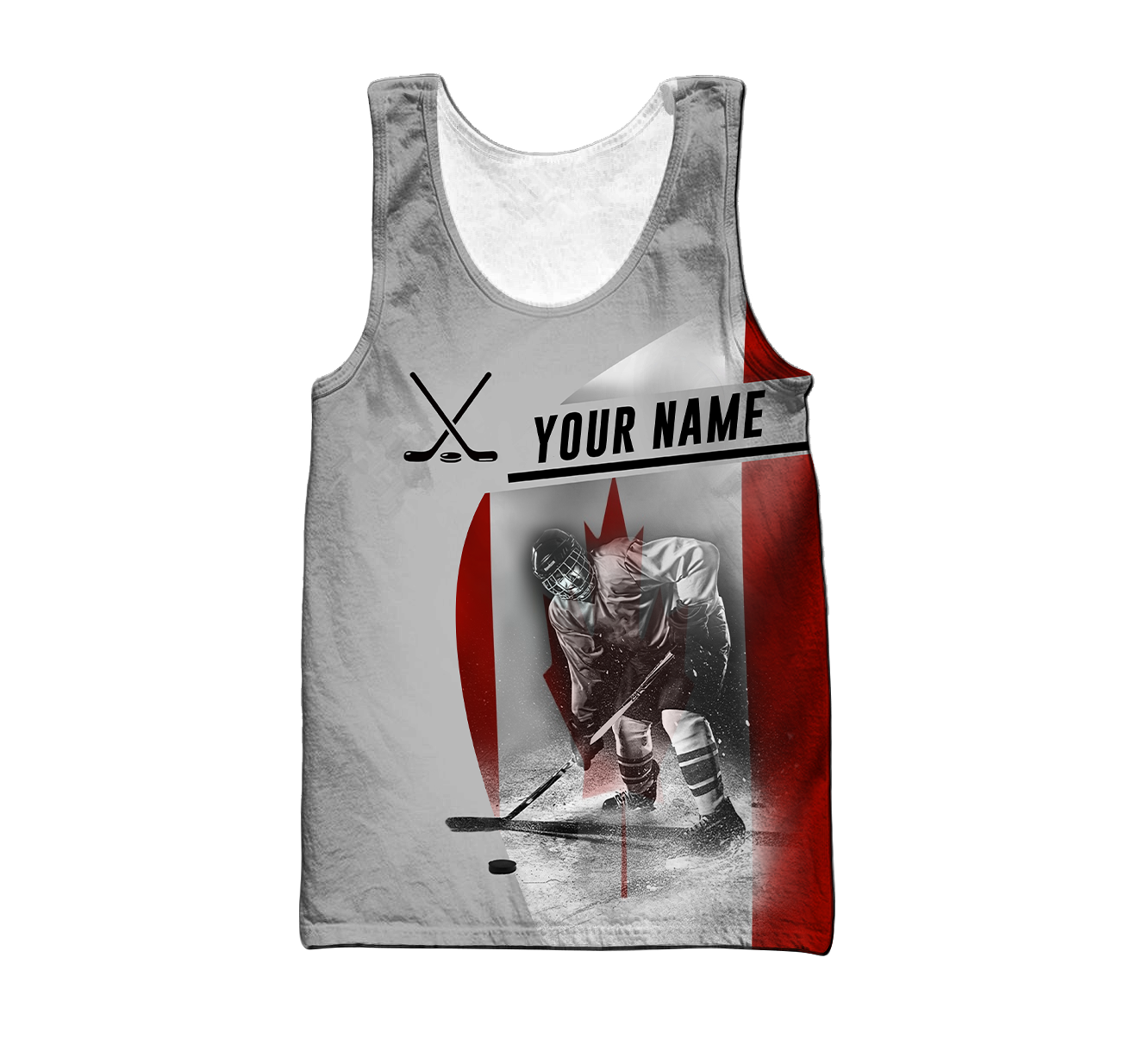 3D All Over Printed Hockey Canada Unisex Shirts SN03032105 Custom Name XT