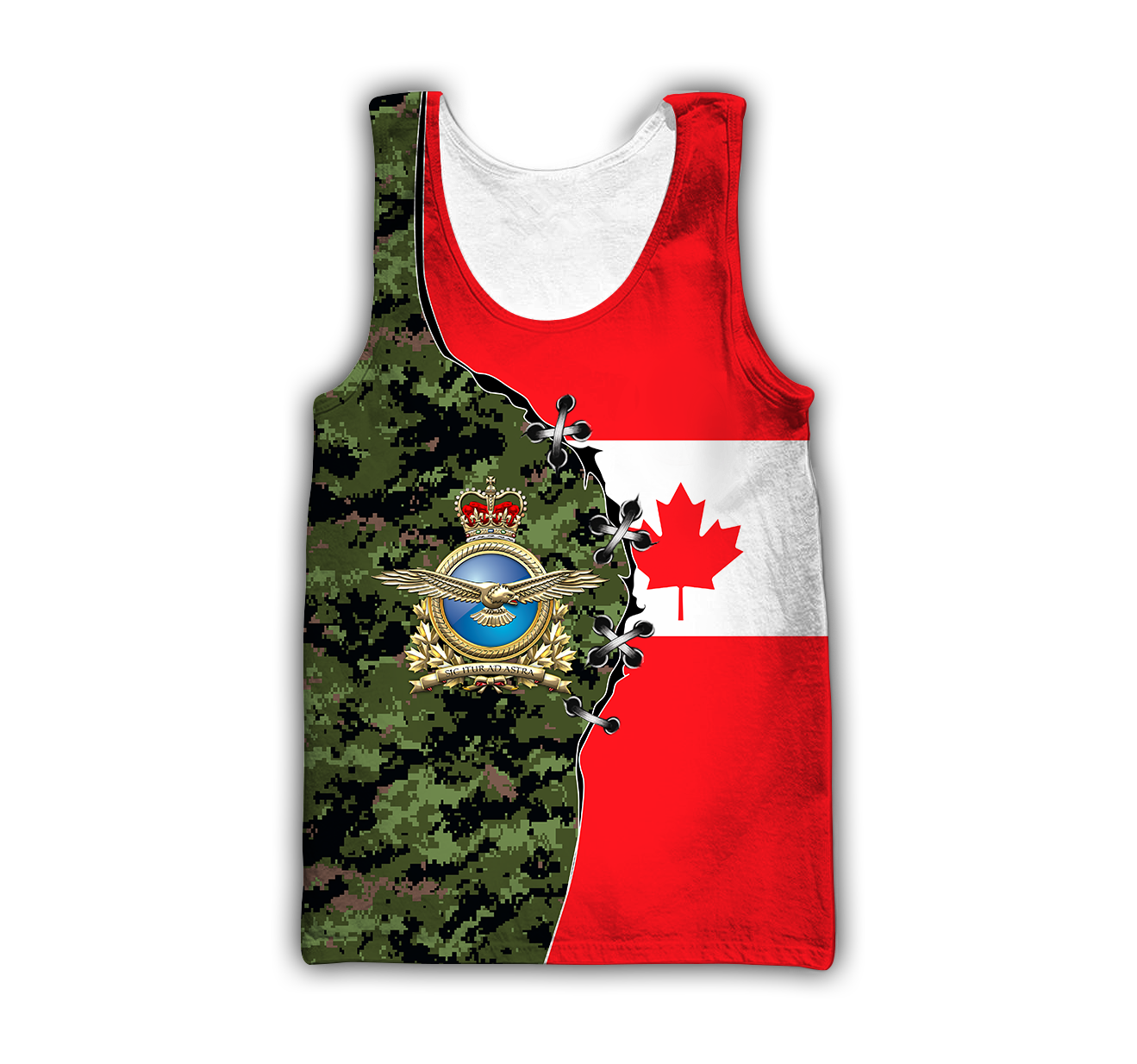Canadian Air Force Veteran 3D All Over Printed Shirts NTN10032104