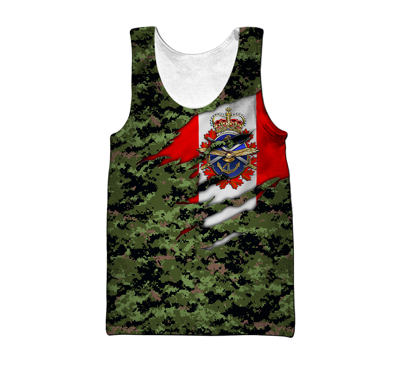 Canadian Veteran - Jesus 3D All Over Printed Shirts PD06032103