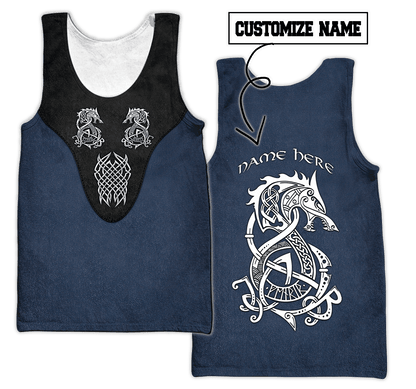 Customized Name Viking 3D All Over Printed Unisex Shirts