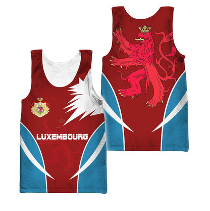 Luxembourg 3D All Over Printed Shirts For Men And Women