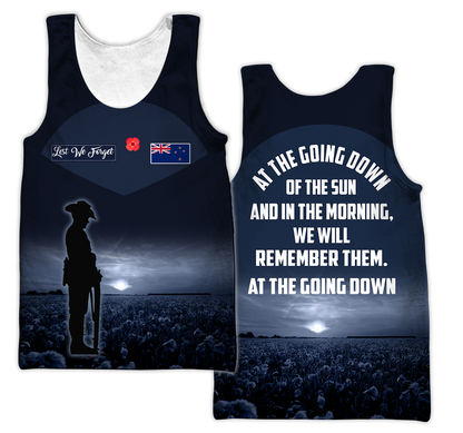 Premium Lest We Forget New Zealand Veteran 3D All Over Printed