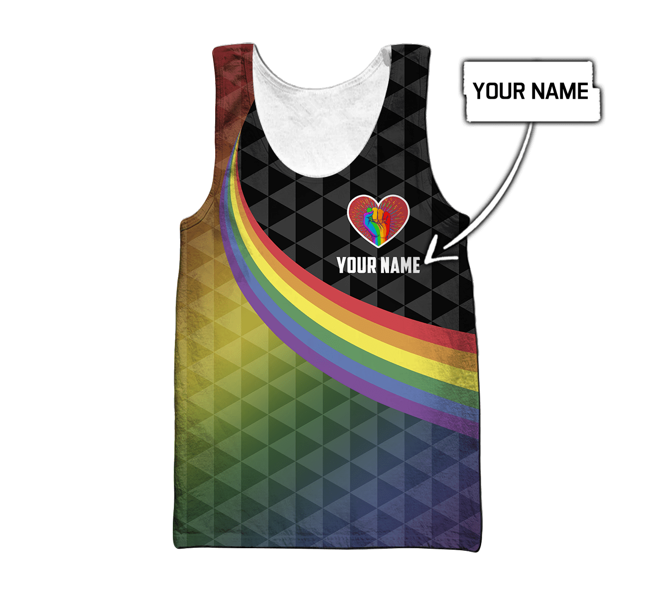 Customize Name LGBT Pride Hoodie For Men And Women DD08052105