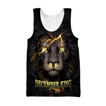 December Lion 3D All Over Printed Shirts Pi21012112
