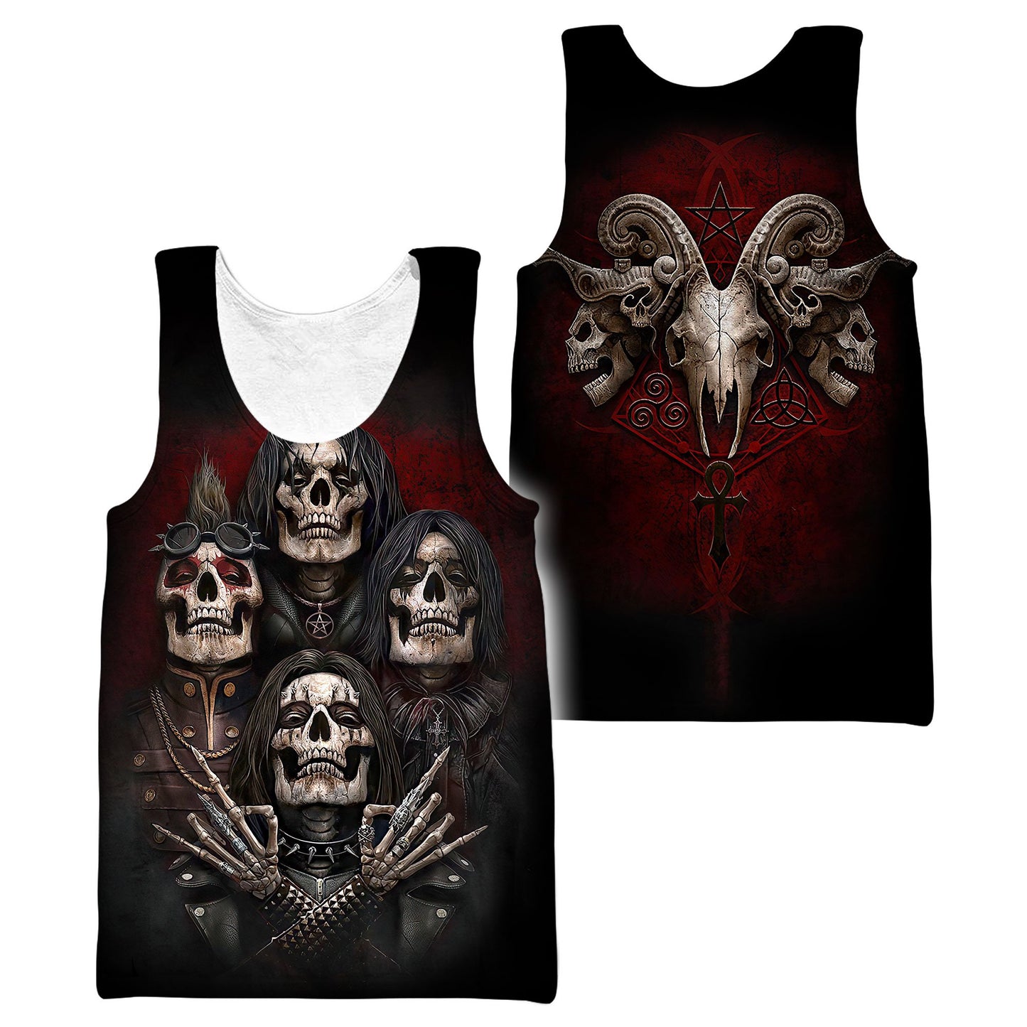 Skull Boy Band Hoodie For Men And Women NTN04032105