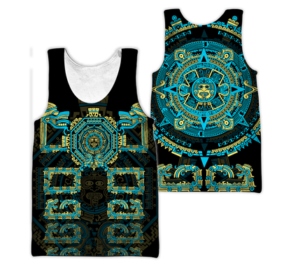 Aztec Mexico 3D All Over Printed Unisex Shirts For Men And Women