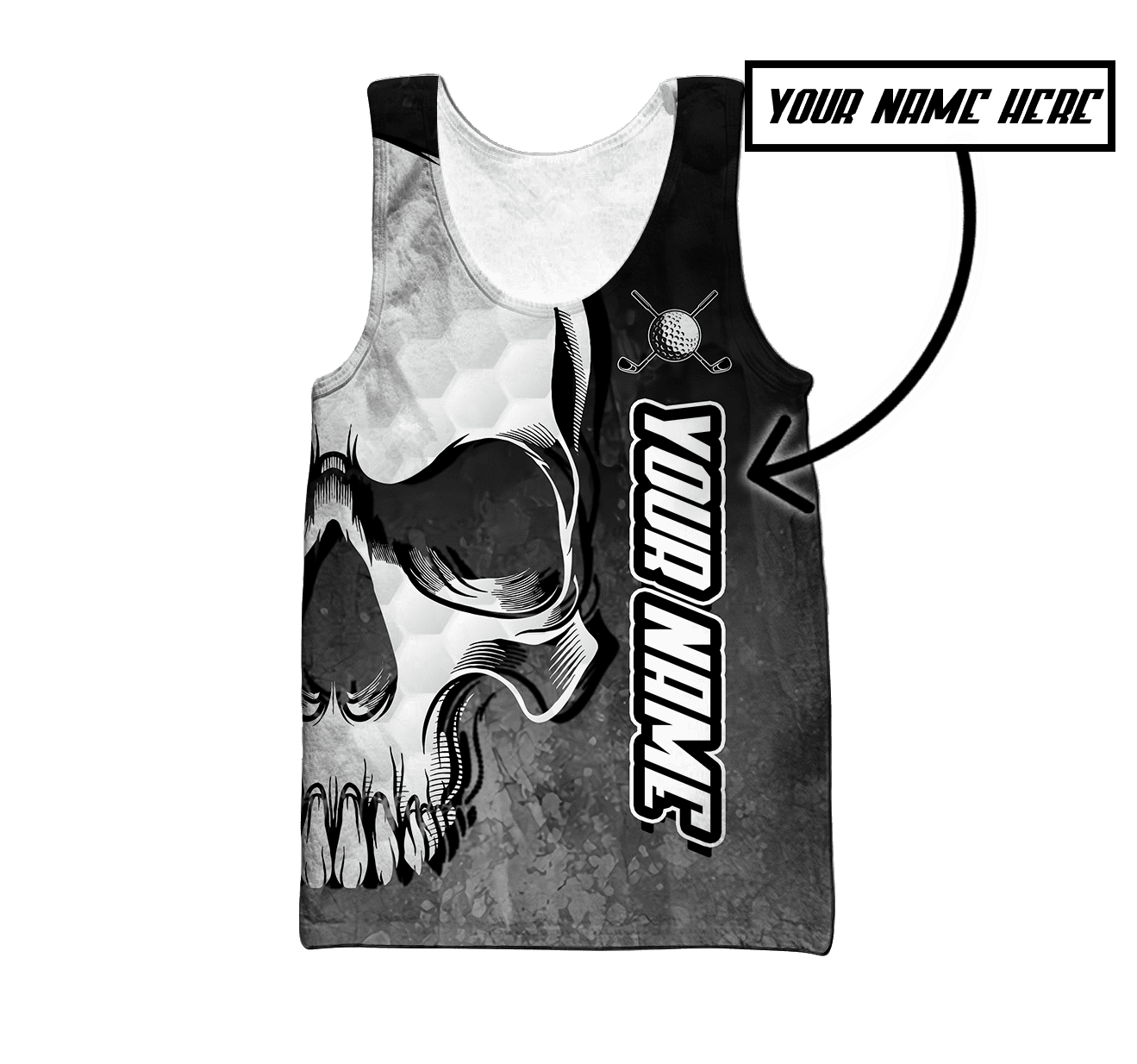 Custom Name XT Golf Lover 3D Printed Clothes HHT15042103