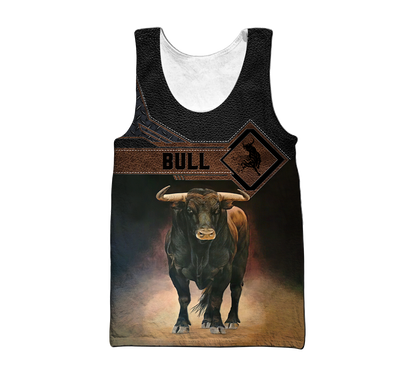 Bull 3D All Over Printed Unisex Shirts For Men And Women