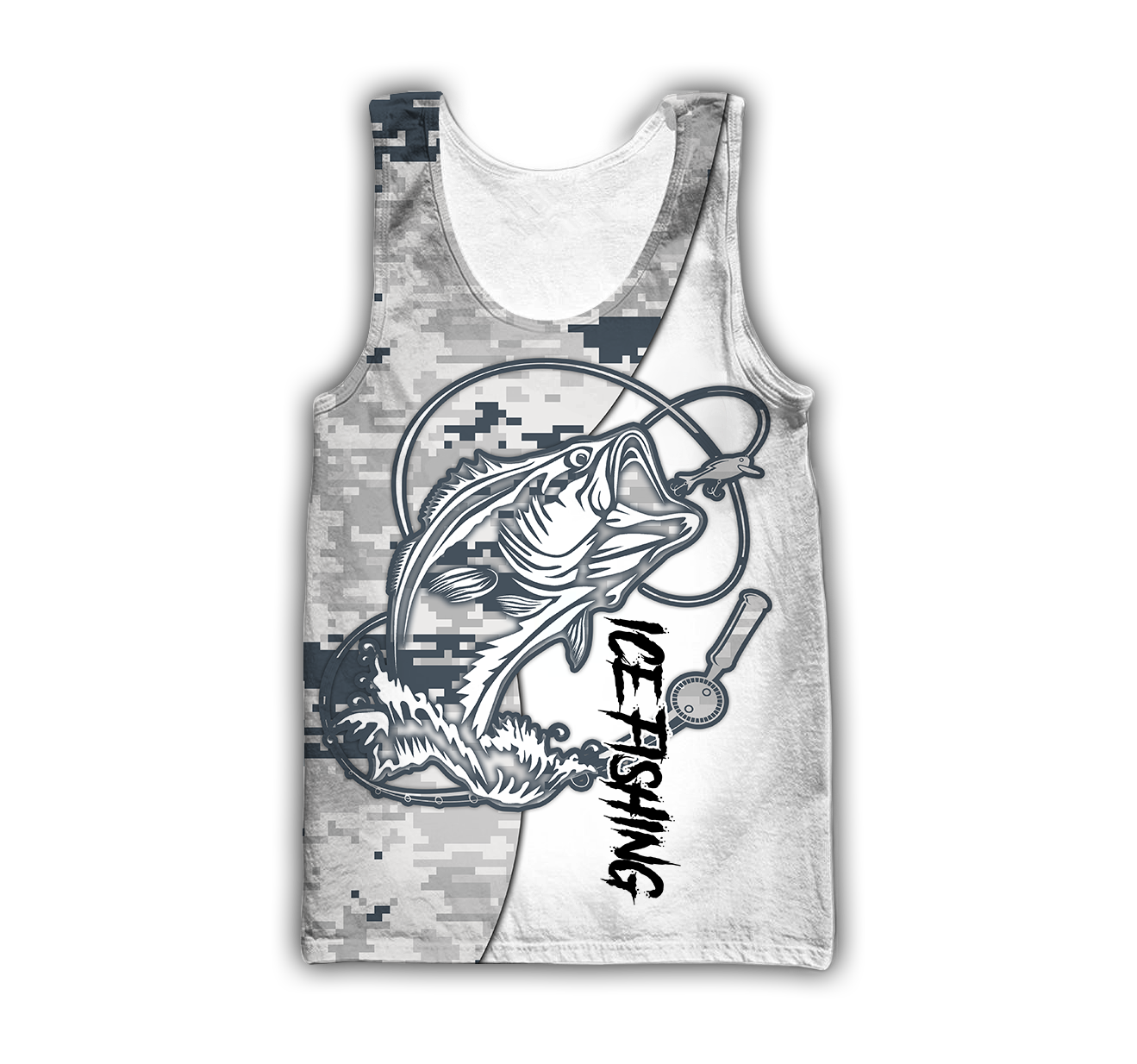 3D All Over Printed Ice Fishing  Unisex Shirts Custom Name XT  NTN01022105