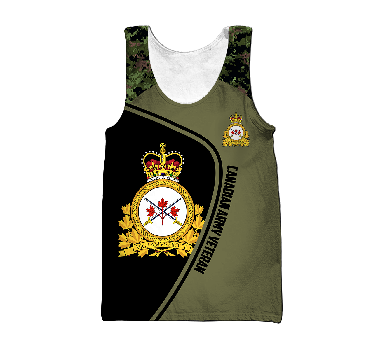 Personalized Name XT Canadian Army Veteran 3D All Over Printed Shirts DA13032107