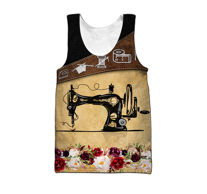 Personalized Name Sewing machine 3D All Over Printed Shirts