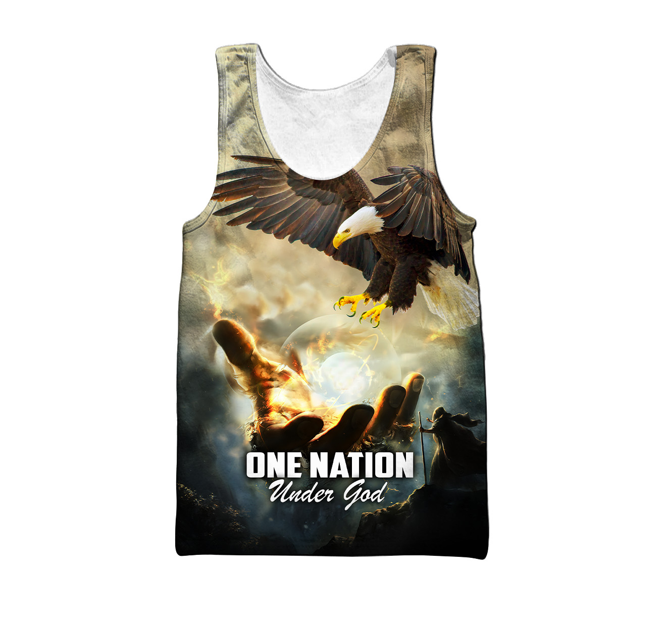 One Nation Under God  3D All Over Printed Unisex Shirts