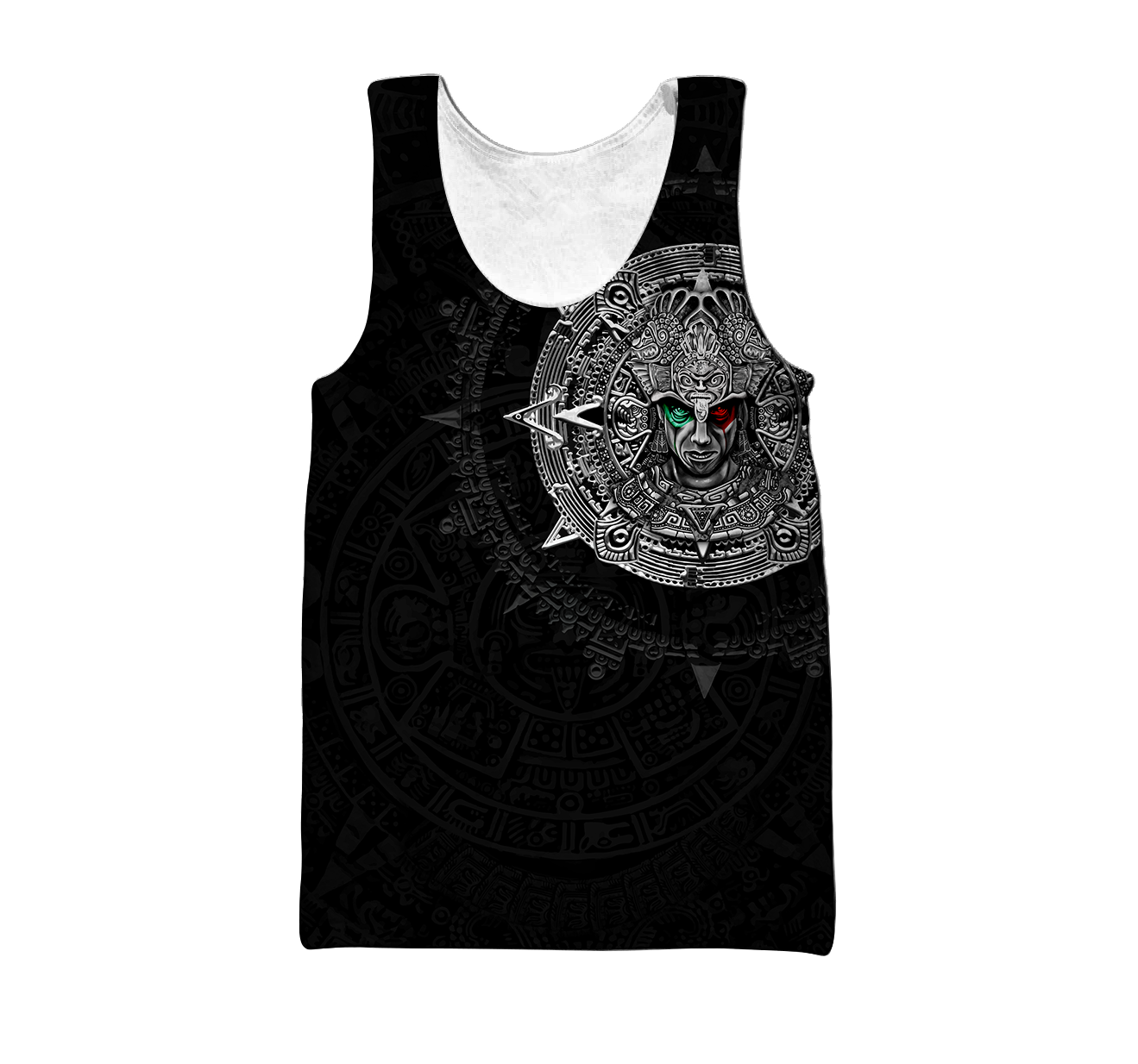 Mexico Aztec Warrior 3D All Over Printed Unisex Hoodie