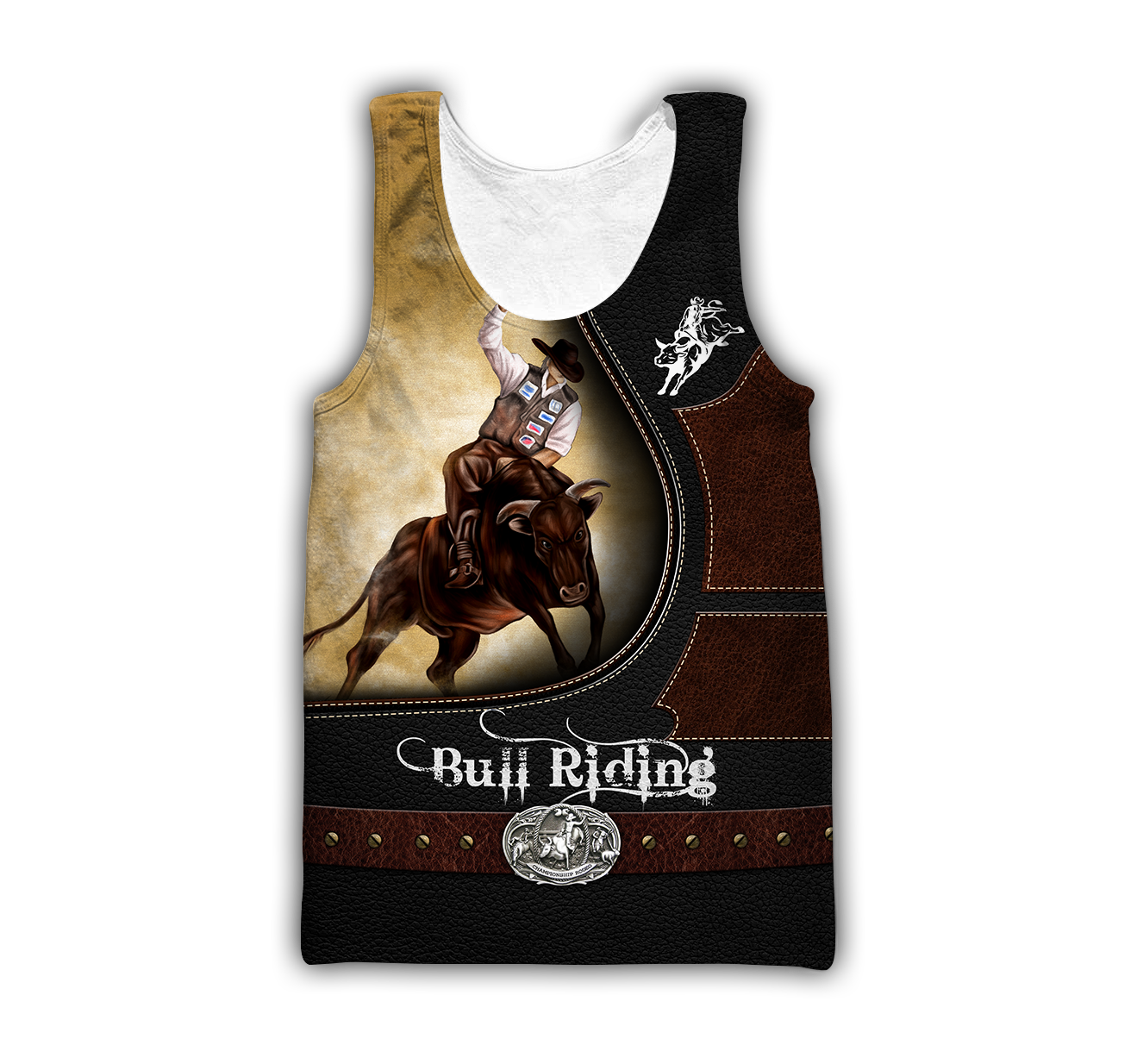 Personalized Name Bull Riding 3D All Over Printed Unisex Shirts Yellow Ver2