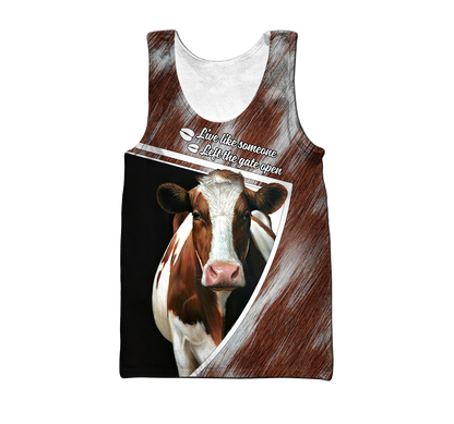 Cow 3d hoodie shirt for men and women DD11182001