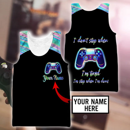 3D All Over Printed Game Lover  Unisex Shirts Custom Name XT NTN03022104