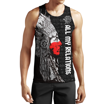 Native American Father‘s Day 3D All Over Printed Shirts DZ29052101 NT