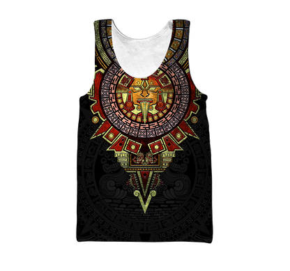 Aztec Mexico 3D All Over Printed Unisex Hoodie