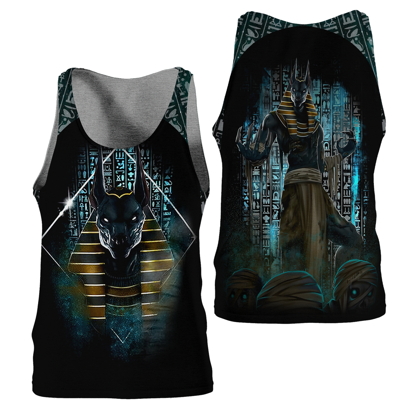 The God Of Egypt - Anubis 3D All Over Printed Unisex Shirts