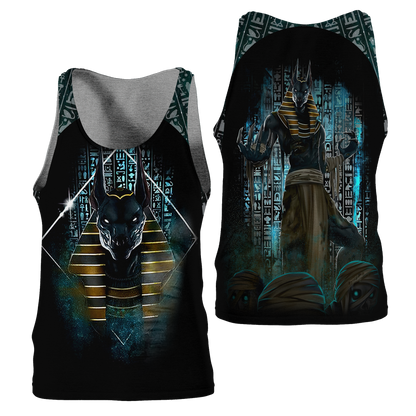 The God Of Egypt - Anubis 3D All Over Printed Unisex Shirts