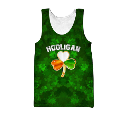 3D All Over Printed  Irish   St Patrick Day Unisex Shirts Custom Name XT