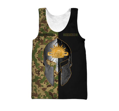 Personalized The Australian Army 3D All Over Printed Shirts DA17032103