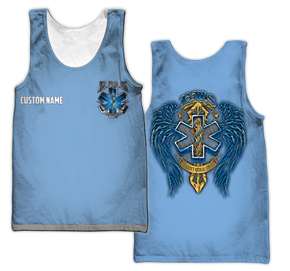 3D All Over Printed EMS Nurse Unisex Shirts Custom Name XT PD04022104