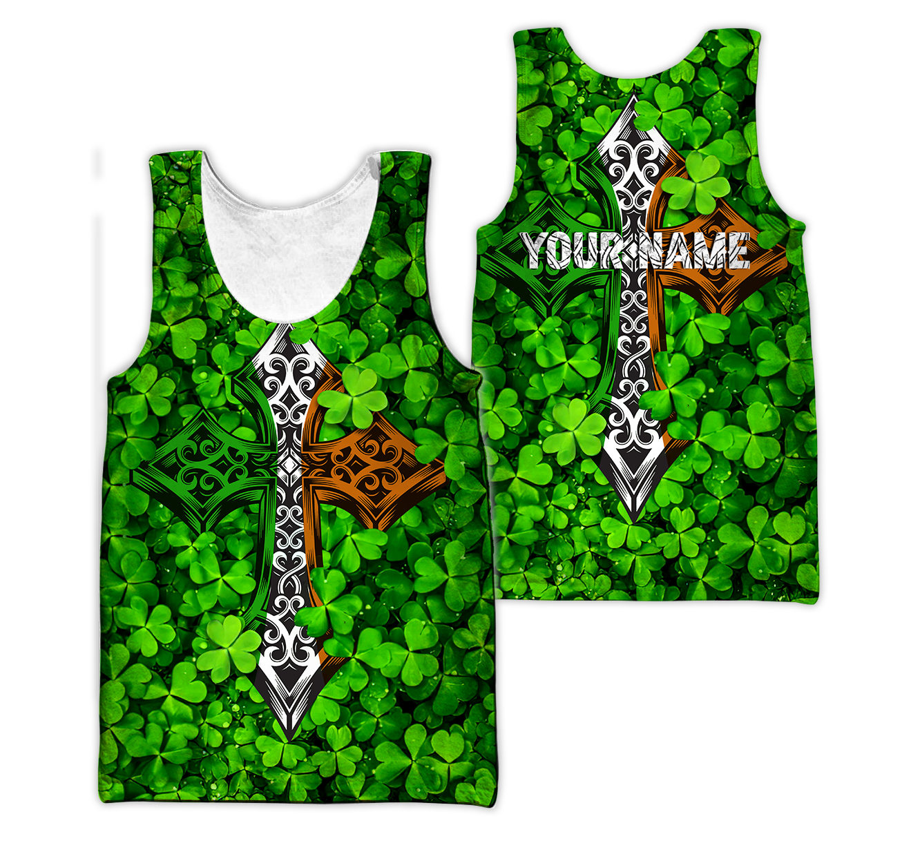 3D All Over Printed  Irish   St Patrick Day Unisex Shirts SN07022101 Custom Name XT
