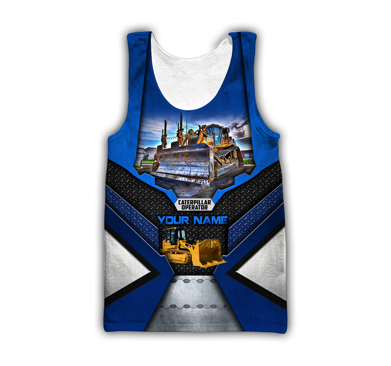 Premium Personalized 3D Printed Excavator Operator Shirts MEI