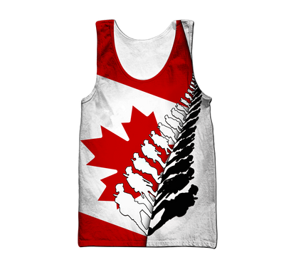Canadian Veteran - Remembrance Day 3D All Over Printed Clothes TNA15032103