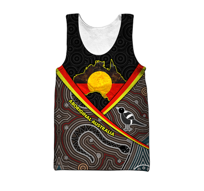 Custom name Proud to be aboriginal Totem Brown 3d printed summer shirts
