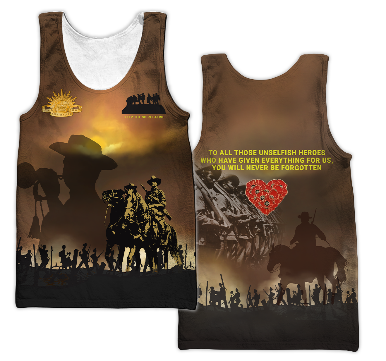 Anzac Day 3D Printed Unisex Shirts TN PD31032102