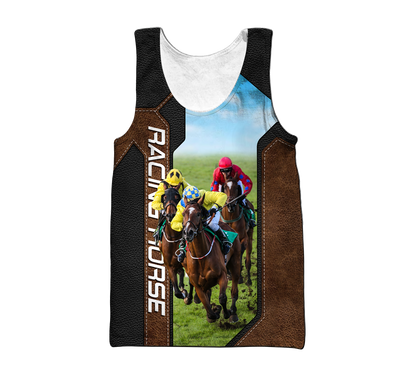 Racing Horse 3D All Over Printed Unisex Shirts