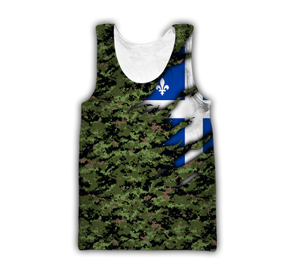 Custom Name XT Quebec 3D Printed Shirts NTN10042103