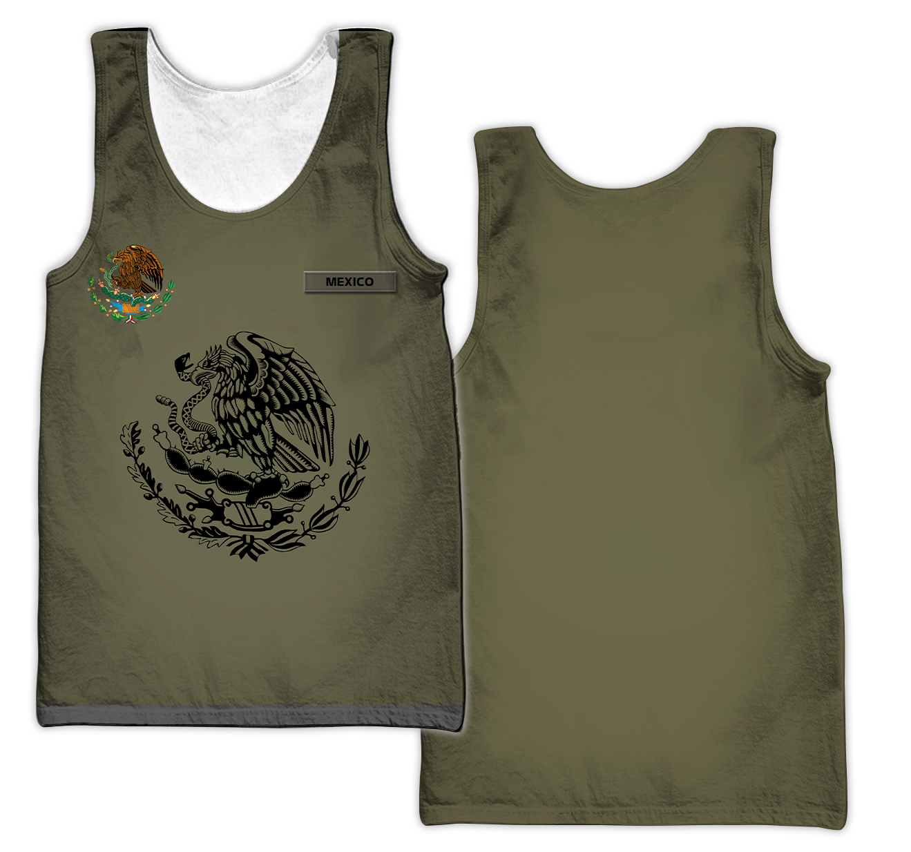 Mexican Customize 3D All Over Printed Shirts For Men And Women