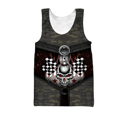 Customize Name Motorcycle Racing 3D All Over Printed Unisex Shirts Born For Speed