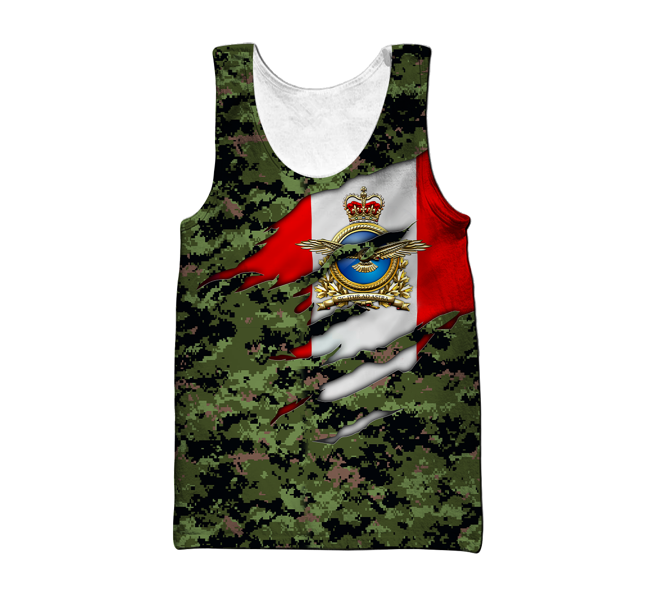 Canadian Air Force Veteran 3D All Over Printed Shirts PD10032102