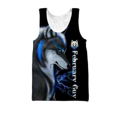 February Guy Wolf 3D Printed Unisex Shirts TN